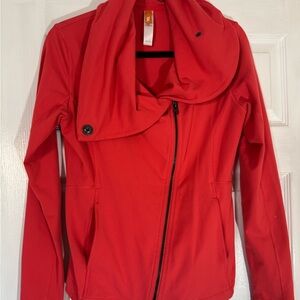 Stylish Lucy Orange-Red Women's Jacket